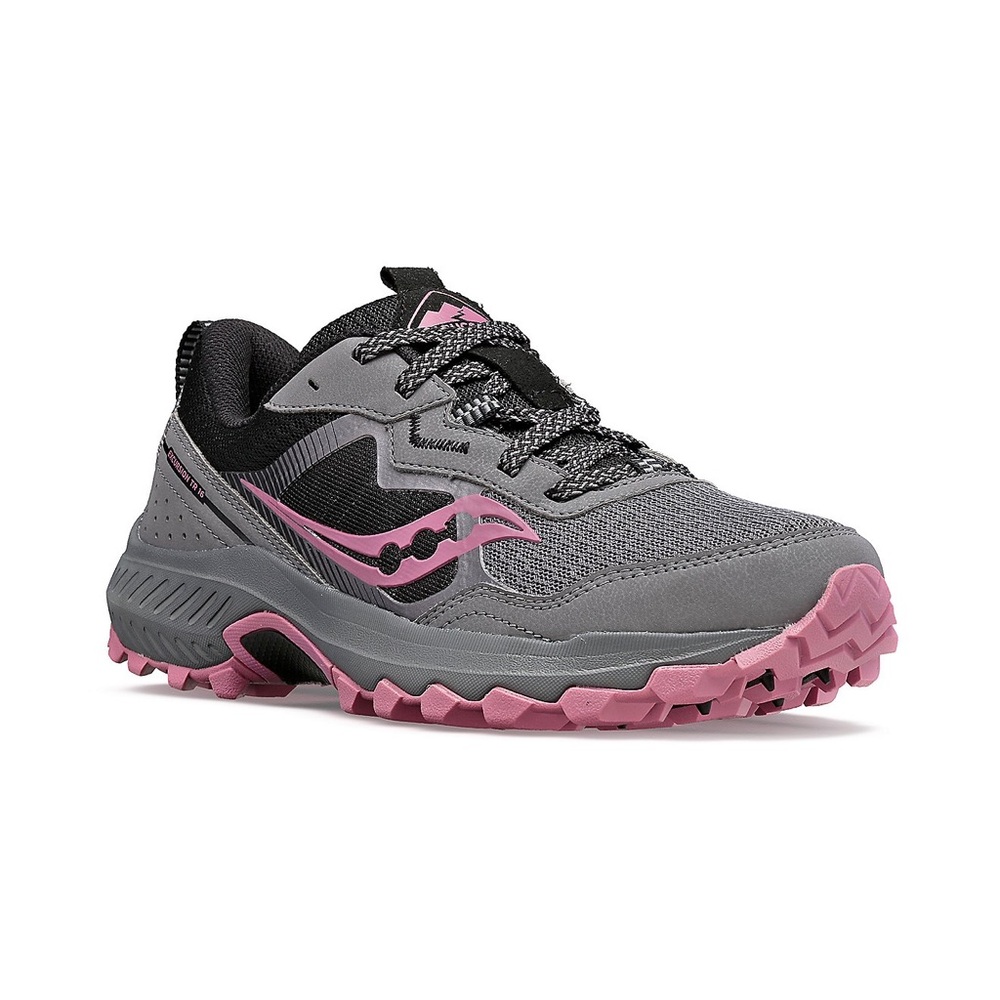 Saucony Women's Gray and Pink Running Shoes